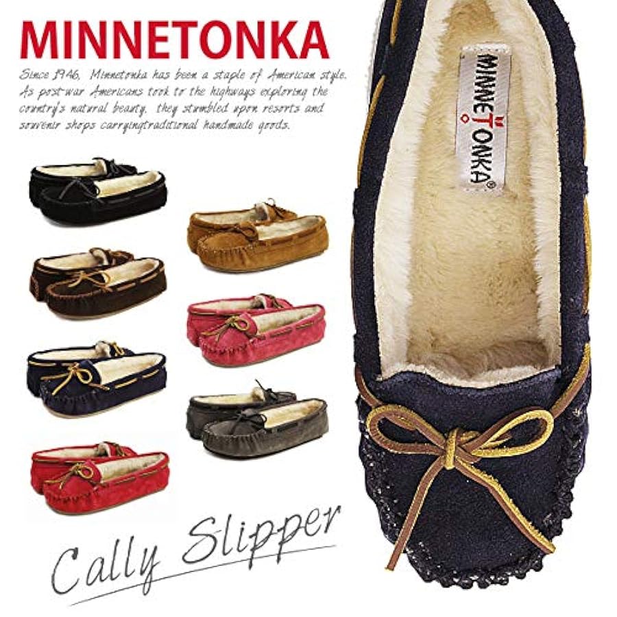 Amazon | [ミネトンカ] Cally Slipper キャリー スリッパ 6 4016